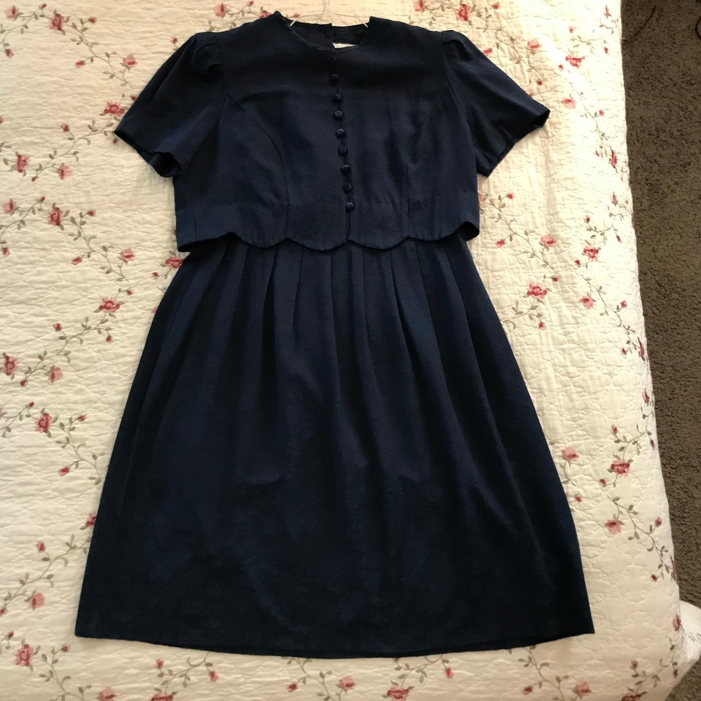 Lady Dorby Navy Blue Dress 16WP